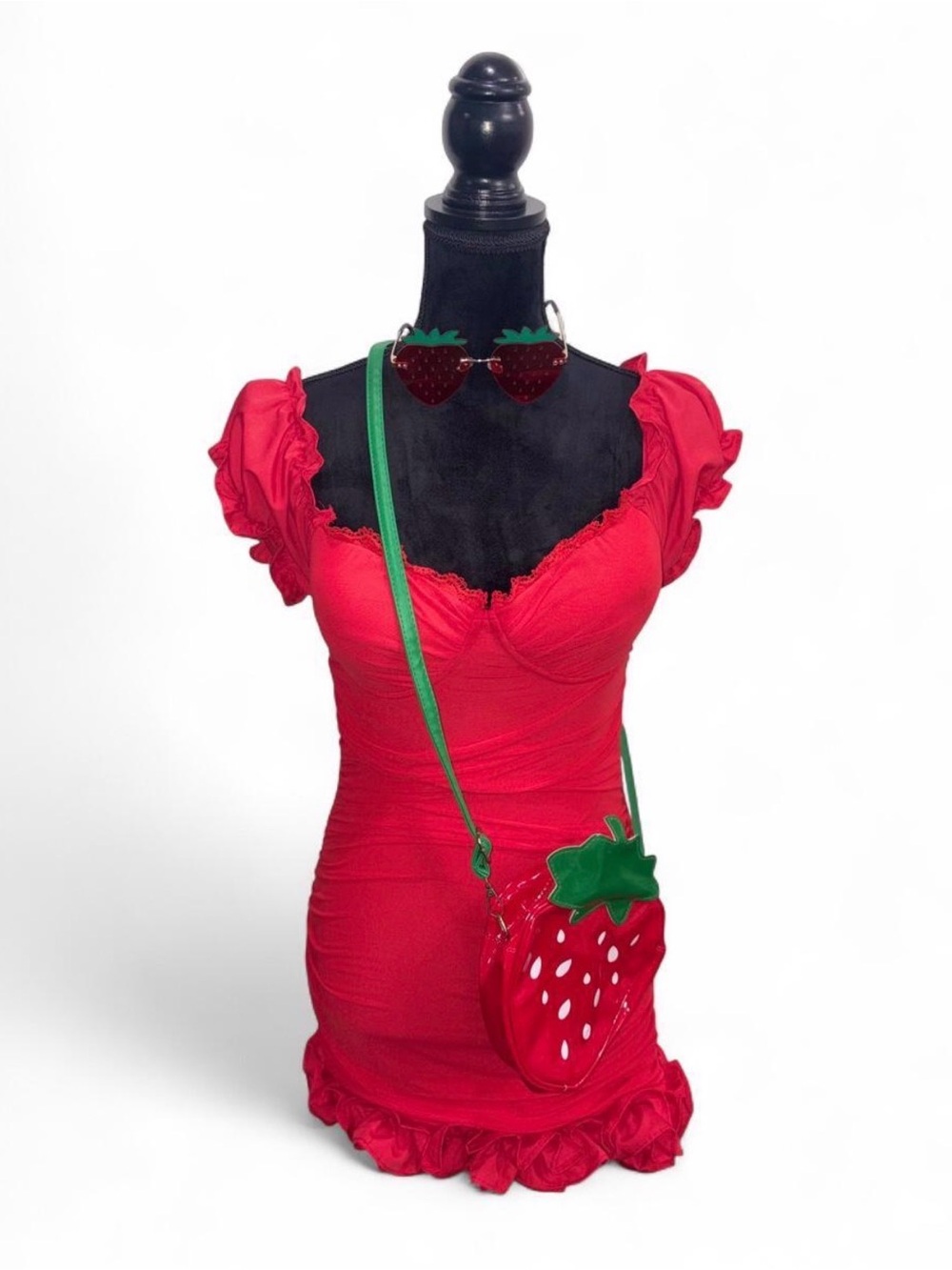 Women’s Strawberry shortcake inspired costume size Medium